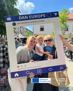 Dan Europe obilježen u Bjelovaru uz brojne interaktivne aktivnosti i pozitivnu atmosferu