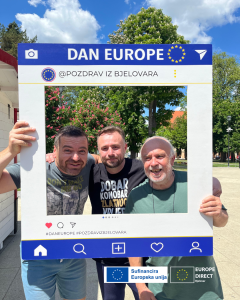 Dan Europe obilježen u Bjelovaru uz brojne interaktivne aktivnosti i pozitivnu atmosferu