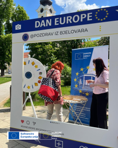 Dan Europe obilježen u Bjelovaru uz brojne interaktivne aktivnosti i pozitivnu atmosferu