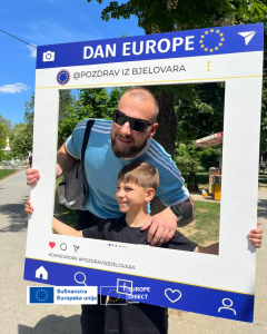 Dan Europe obilježen u Bjelovaru uz brojne interaktivne aktivnosti i pozitivnu atmosferu