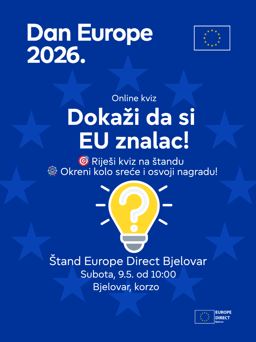Dan Europe 2026 – Online kviz na štandu u Bjelovaru