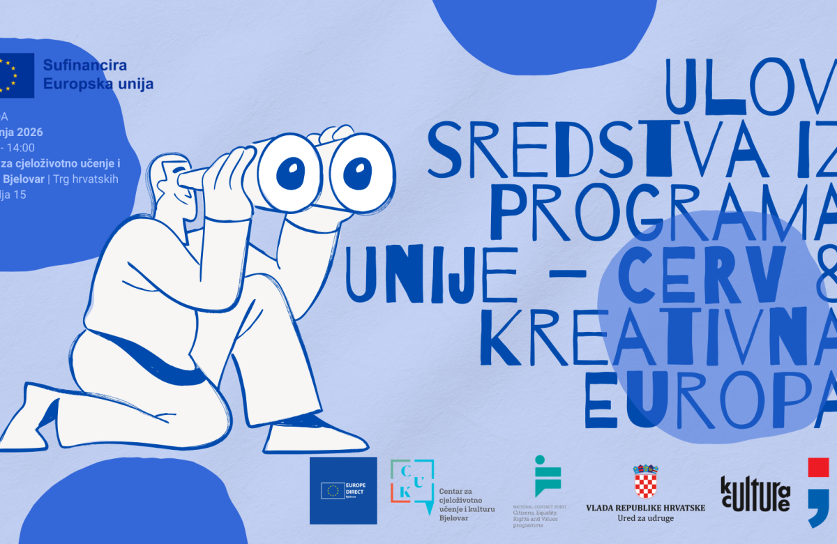 📣 Ulovi sredstva iz programa Unije – CERV & Kreativna Europa